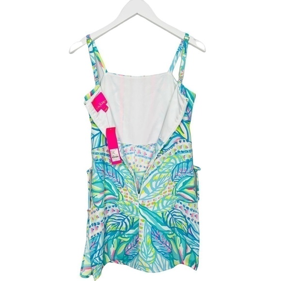 Lilly Pulitzer Sahar Romper Multi Maraca My World Engineered Knit Size 0 NWT - Picture 12 of 12